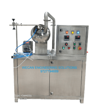 conventional coating pan or tablet coating equipment