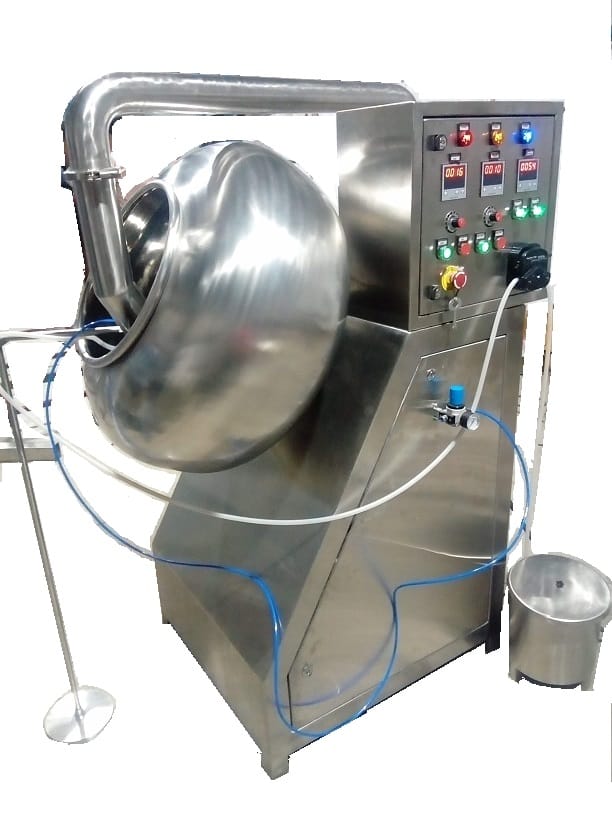 Tablet coating machine or pill coating machine