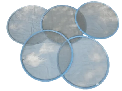 Silicon coated sifter sieves and silicon coated FBD sieves