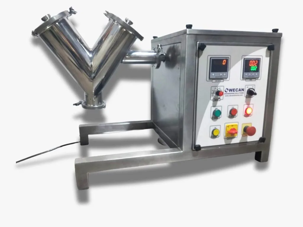 Laboratory scale V cone blender machine - cGMP Model
